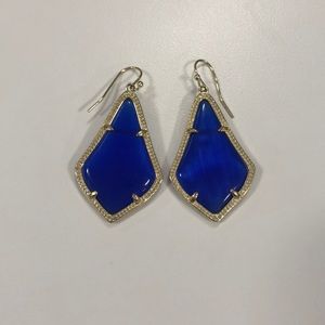 Kendra Scott Alex Earrings Cobalt Blue